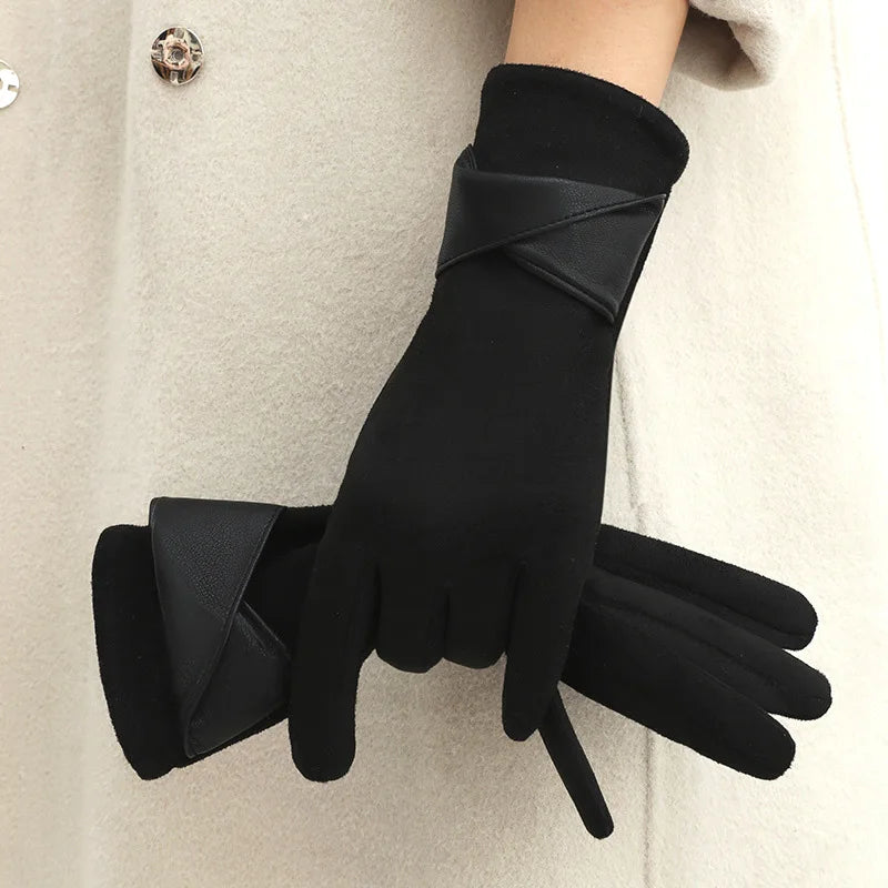 Rue Classic Micro-Suede Gloves