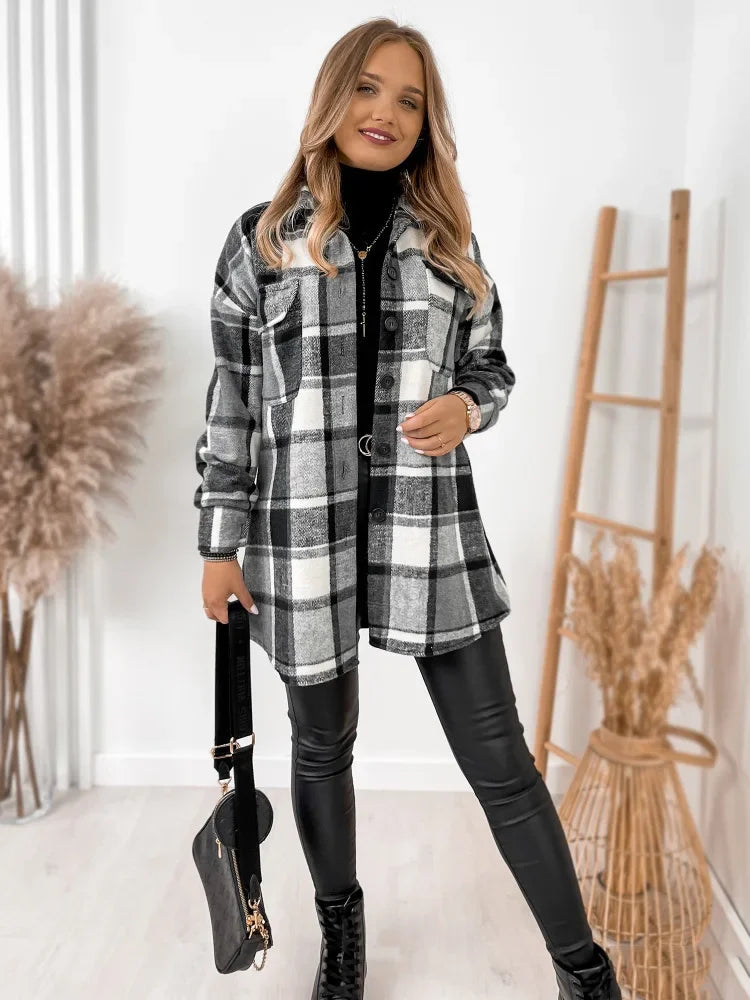 Camden | Plaid Shirt Jacket