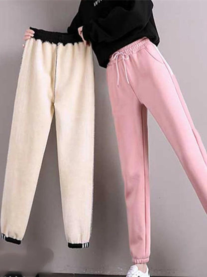 Alexandra | Women’s Winter Warm Fleece Trousers - Thick, Cozy, and Stylish! - Solaced Living