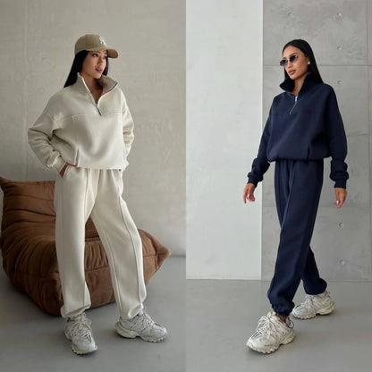 Off Duty Half-Zip Set