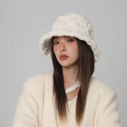 Velvet Fleece Bucket Hat