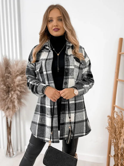 Camden | Plaid Shirt Jacket