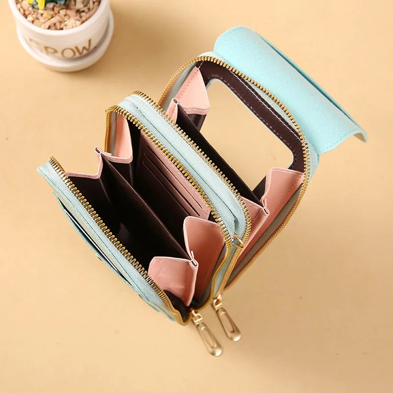 LuxeTouch Crossbody Wallet - Effortless Style, Everyday Convenience.