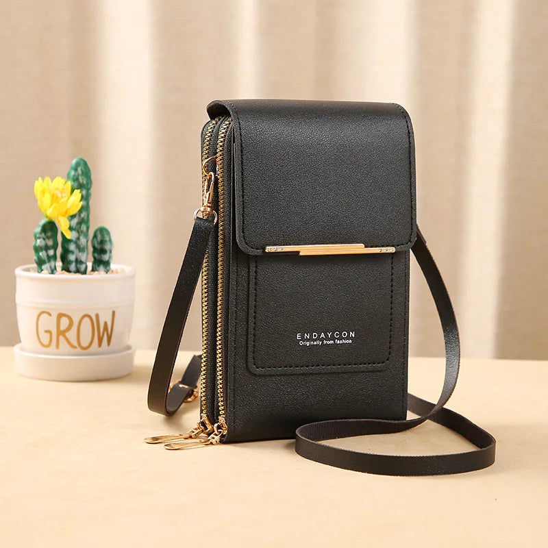 LuxeTouch Crossbody Wallet - Effortless Style, Everyday Convenience.