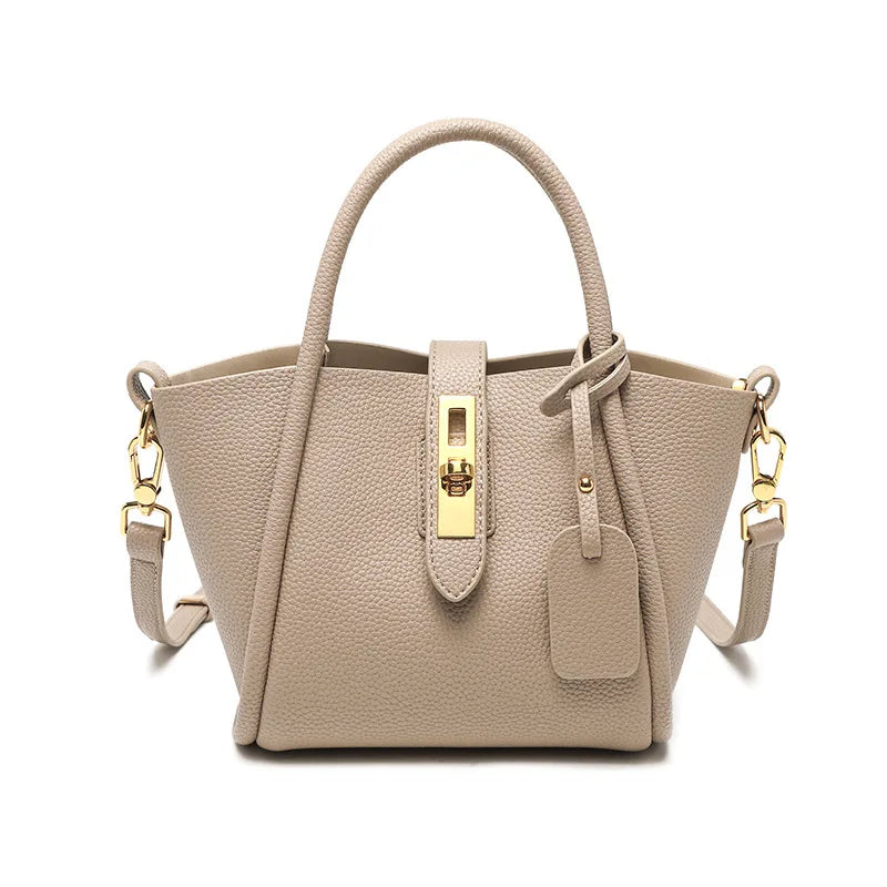 Juliette Classic Leather Bucket Bag