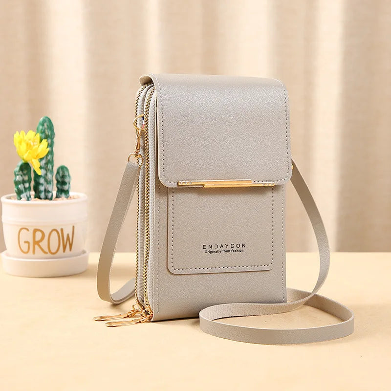 LuxeTouch Crossbody Wallet - Effortless Style, Everyday Convenience.