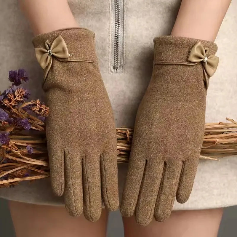 Uptown Plush Knit Gloves