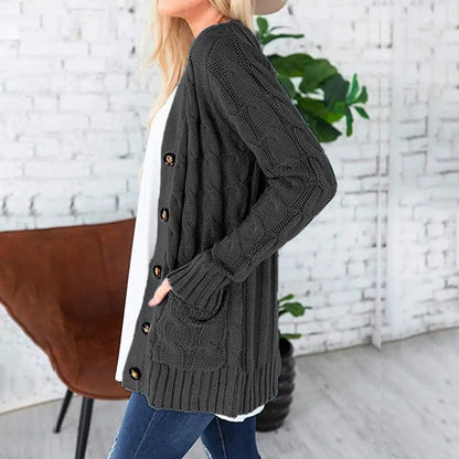 Everyday Soft Knit Button Cardigan