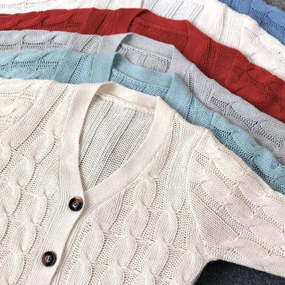 Everyday Soft Knit Button Cardigan