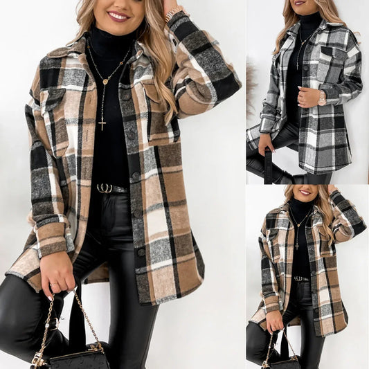 Camden | Plaid Shirt Jacket