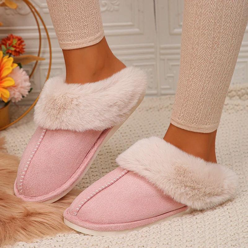 Plush Winter Slippers - Solaced Living