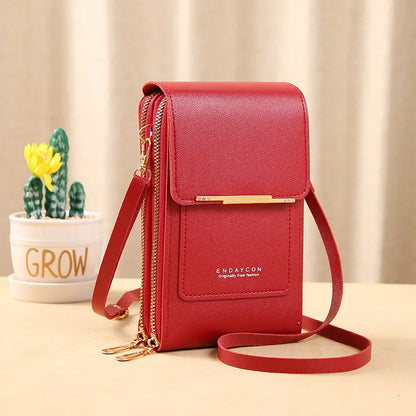LuxeTouch Crossbody Wallet - Effortless Style, Everyday Convenience.