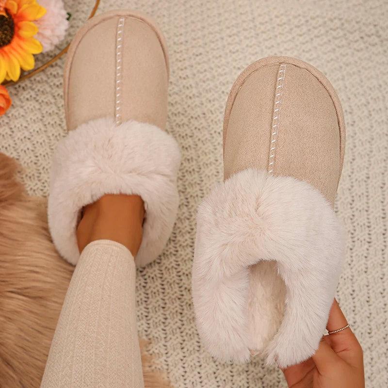 Plush Winter Slippers - Solaced Living