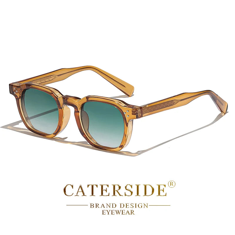 CATERSIDE Retro Square Sunglasses for Women – Vintage Style UV400 Eyewear