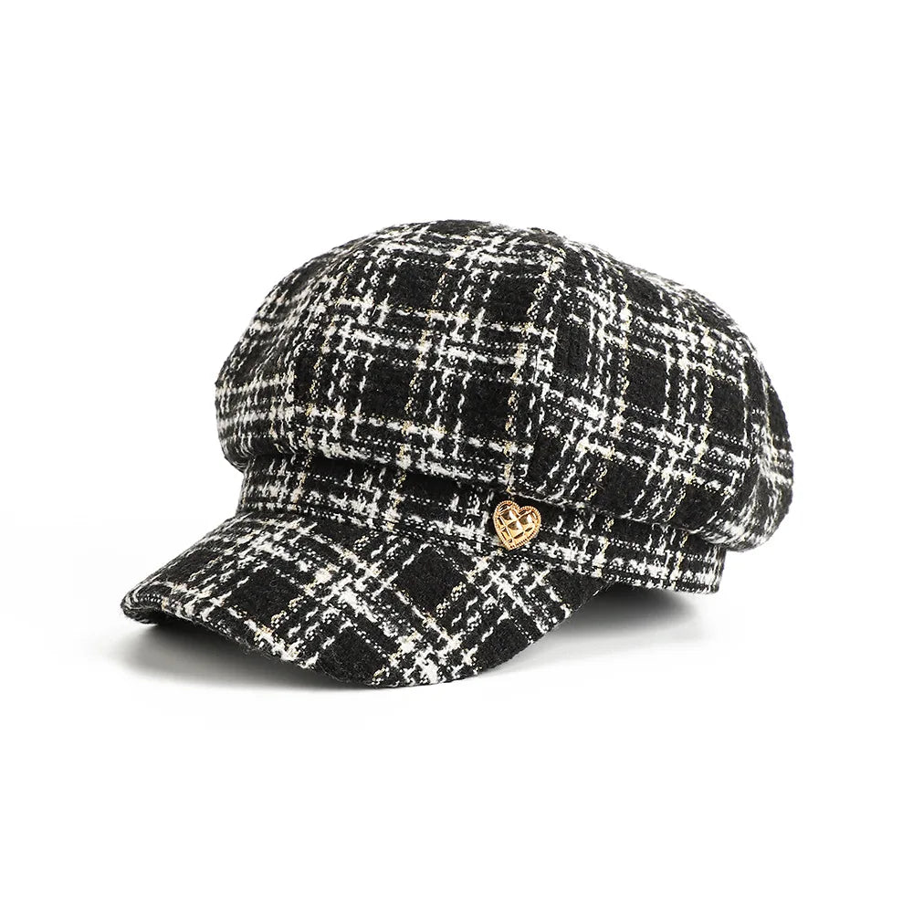 Breton Plaid Baker Cap