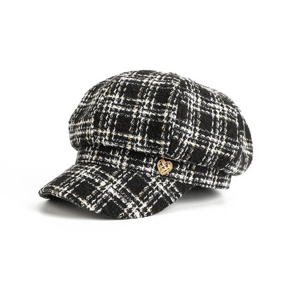 Breton Plaid Baker Cap