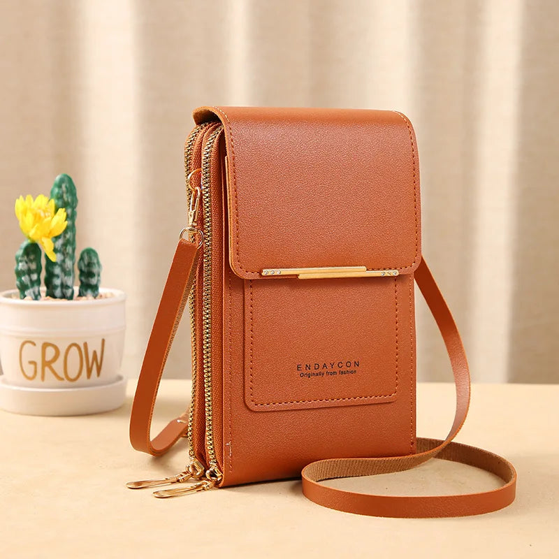 LuxeTouch Crossbody Wallet - Effortless Style, Everyday Convenience.