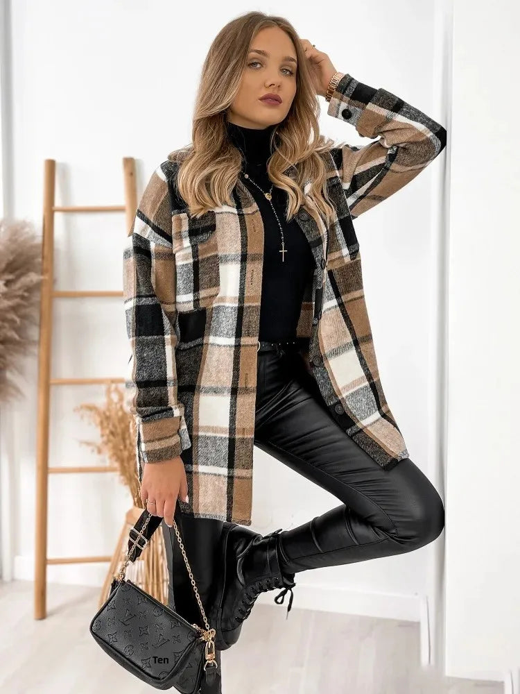 Camden | Plaid Shirt Jacket