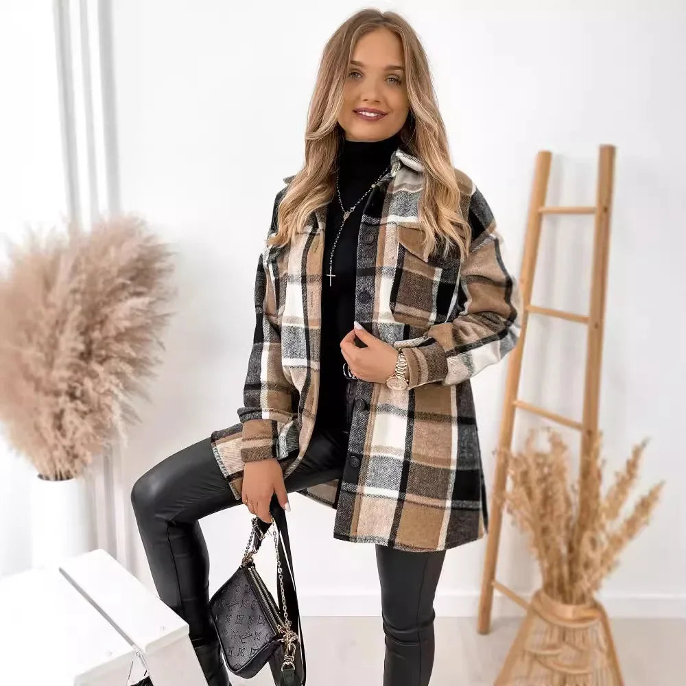 Camden | Plaid Shirt Jacket