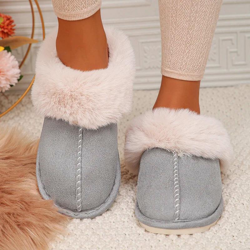 Plush Winter Slippers - Solaced Living