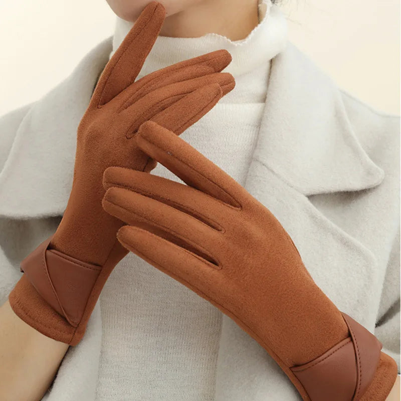 Rue Classic Micro-Suede Gloves