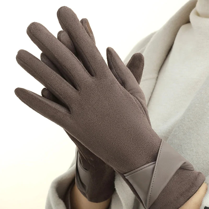 Rue Classic Micro-Suede Gloves