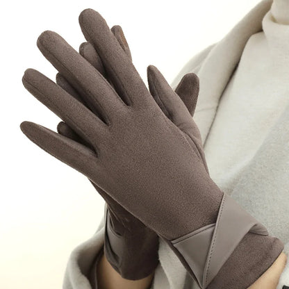 Rue Classic Micro-Suede Gloves