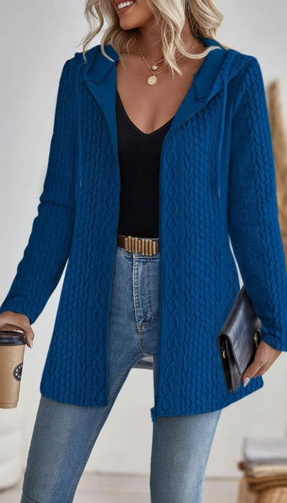 Laurelle Cable Hooded Zip