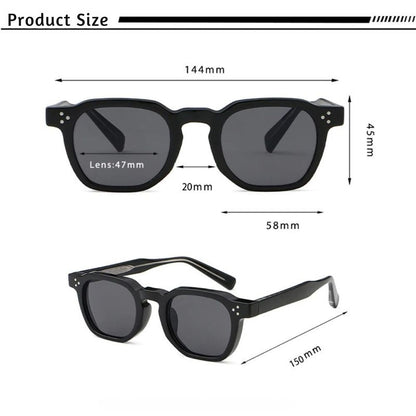 CATERSIDE Retro Square Sunglasses for Women – Vintage Style UV400 Eyewear
