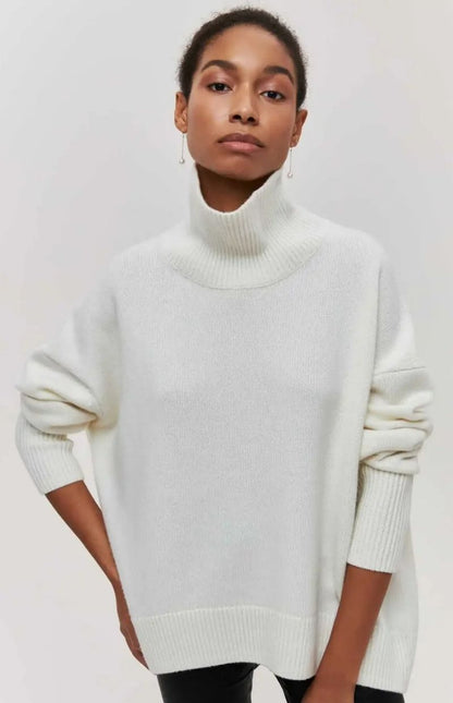 Elara Mock Neck Pullover