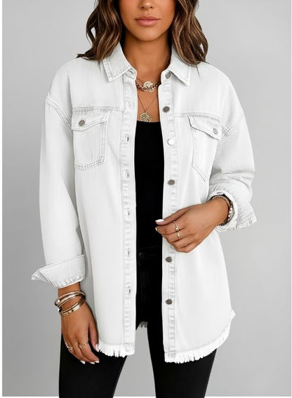 The Longline Denim Shirt