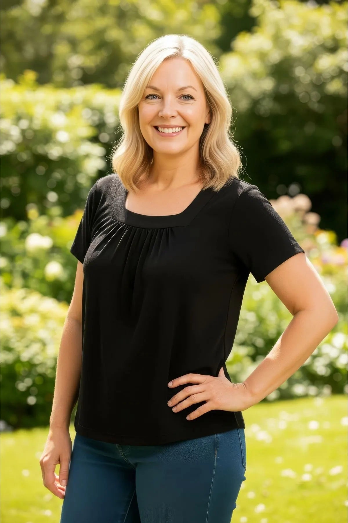 Margot | Pleated Everyday Blouse