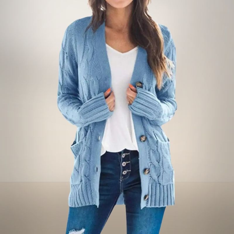 Everyday Soft Knit Button Cardigan