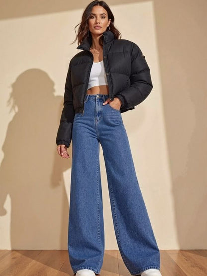 Skyline Cut | High-Waisted Wide-Leg Jeans