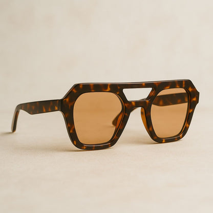 Retro Square Frame Sunglasses for Women | UV400 Lenses