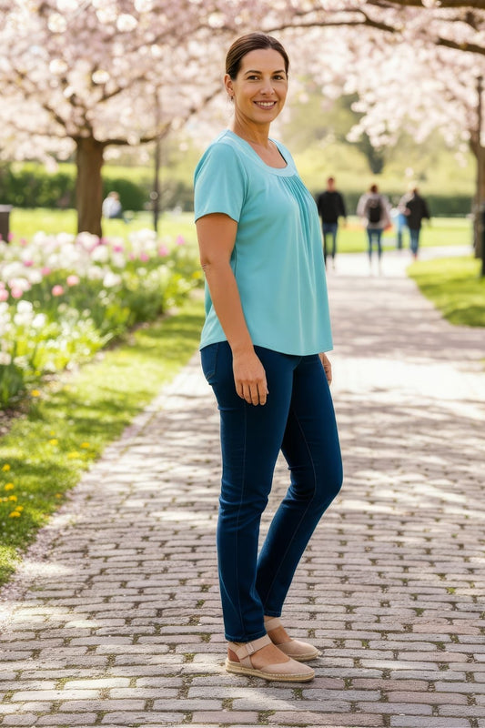 Margot | Pleated Everyday Blouse
