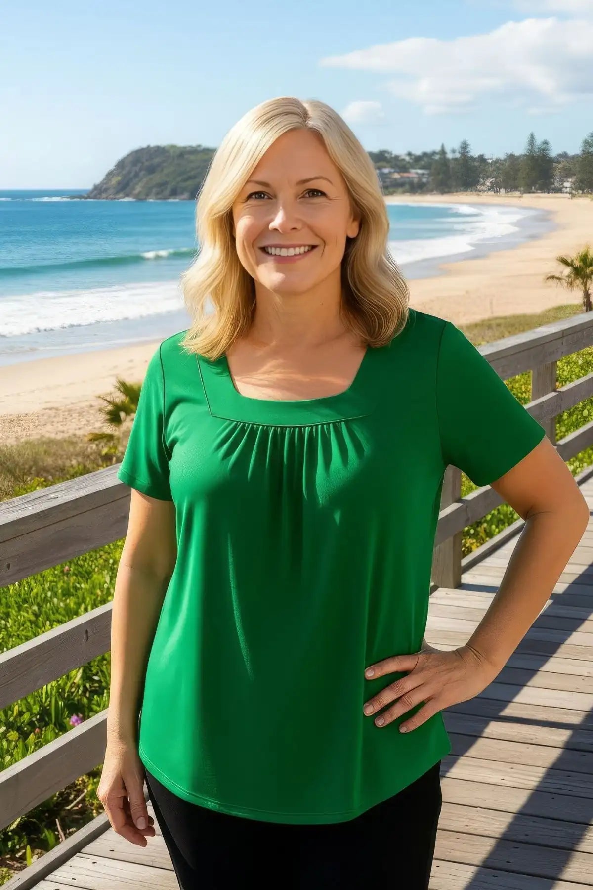 Margot | Pleated Everyday Blouse