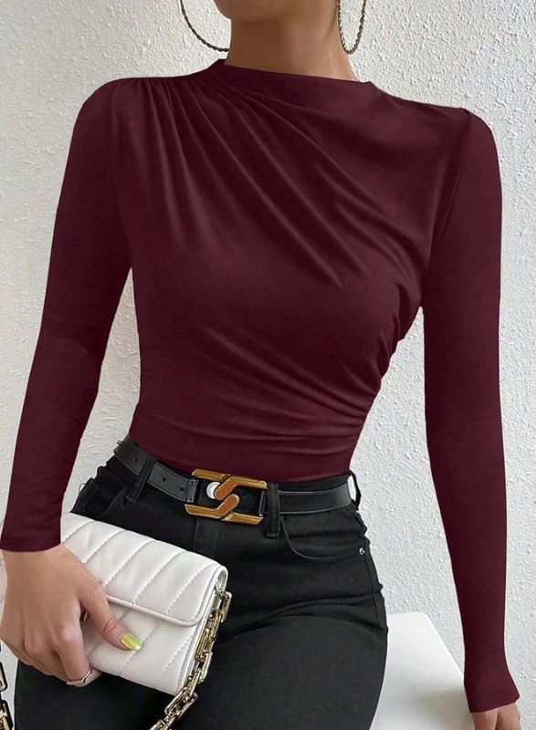 Penrose - Diagonal Drape Long-Sleeve