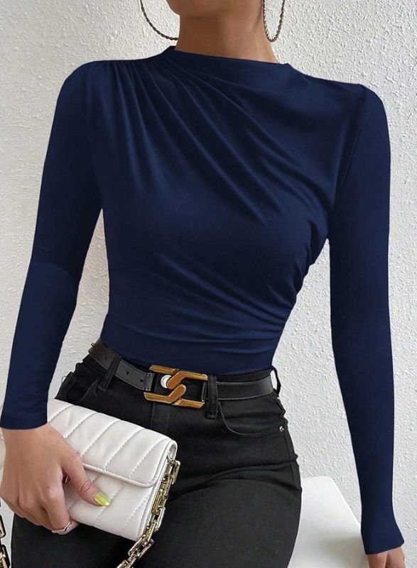 Penrose - Diagonal Drape Long-Sleeve