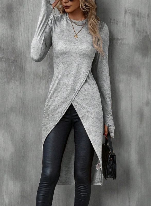 Hemsley — Cross Front High-Low Tunic