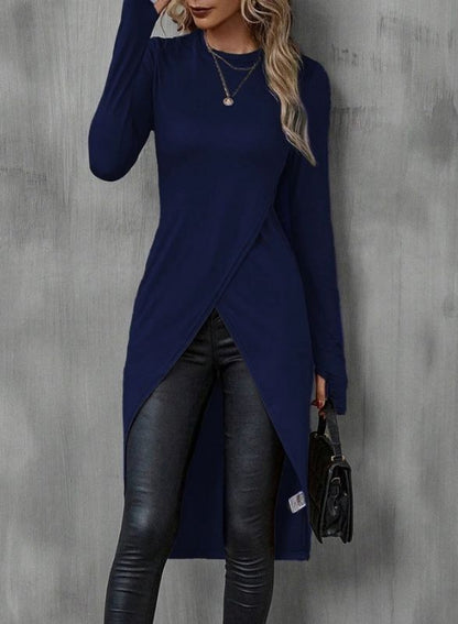 Hemsley — Cross Front High-Low Tunic