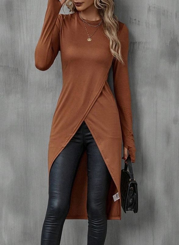 Hemsley — Cross Front High-Low Tunic