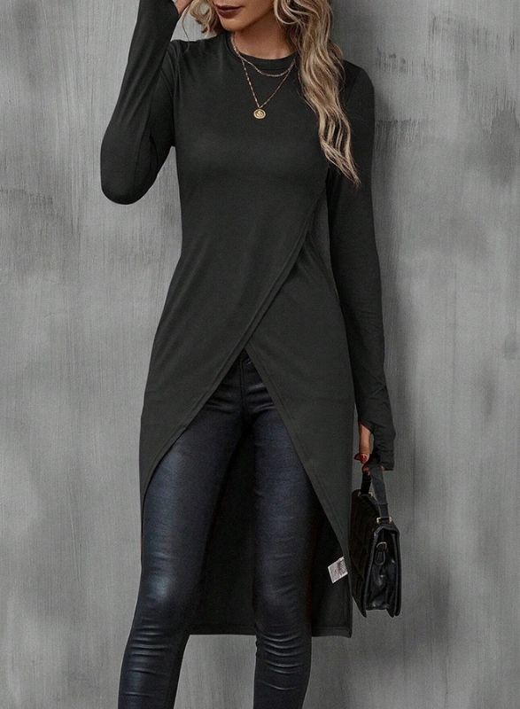 Hemsley — Cross Front High-Low Tunic