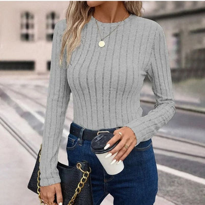 Hawthorne - Ribbed Long-Sleeve Top