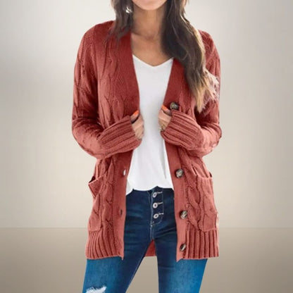 Everyday Soft Knit Button Cardigan